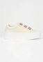 Calvin Klein Beige Leren Sneakers Trendy Model Beige Dames - Thumbnail 6