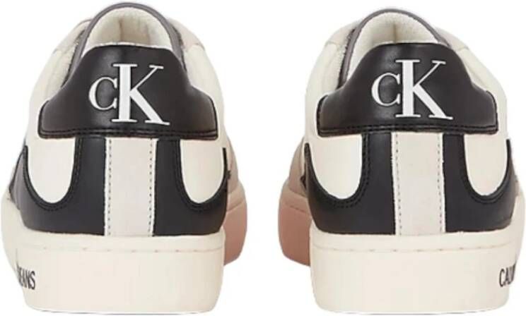 Calvin Klein Klassieke Cupsole Sneaker Beige Heren
