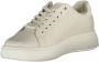Calvin Klein Sportieve Beige Veterschoenen met Contrastdetails Beige Dames - Thumbnail 36