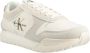 Calvin Klein Heren Irregular Lines Runner Sneakers Beige Heren - Thumbnail 5