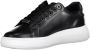 Calvin Klein Zwarte Polyester Sneaker met Contrasterende Details Zwart - Thumbnail 6