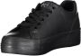 Calvin Klein Zwarte Polyester Sneaker met Contrasterende Details Black Dames - Thumbnail 9