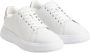 Calvin Klein Sportieve witte vetersneakers met contrastdetails White Dames - Thumbnail 18