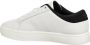 Calvin Klein Jeans Chunky Leren Sneakers met Rubberen Zool White Heren - Thumbnail 5