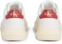 Calvin Klein Sportieve witte vetersneakers met print White Heren - Thumbnail 4