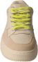 Calvin Klein Chunky Cupsole Fluo Contrast Lage sneakers Leren Sneaker Dames Wit - Thumbnail 8