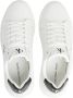 Calvin Klein Jeans Chunky Leren Sneakers met Rubberen Zool White Heren - Thumbnail 7