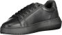 Calvin Klein Zwarte Polyester Sneaker met Contrasterende Details - Thumbnail 4