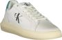 Calvin Klein Classic Cup Low Laceup Sneakers Schoenen Wit YM0YM00491-YAF - Thumbnail 13