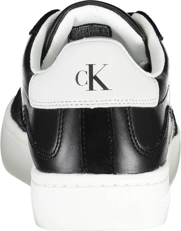 Calvin Klein Sportieve Zwarte Sneakers met Contrastdetails Black Dames