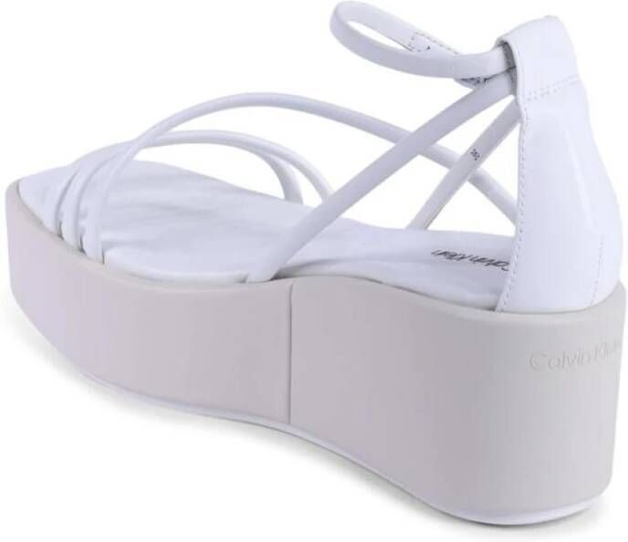 Calvin Klein Stijlvolle Plateau Sandalen