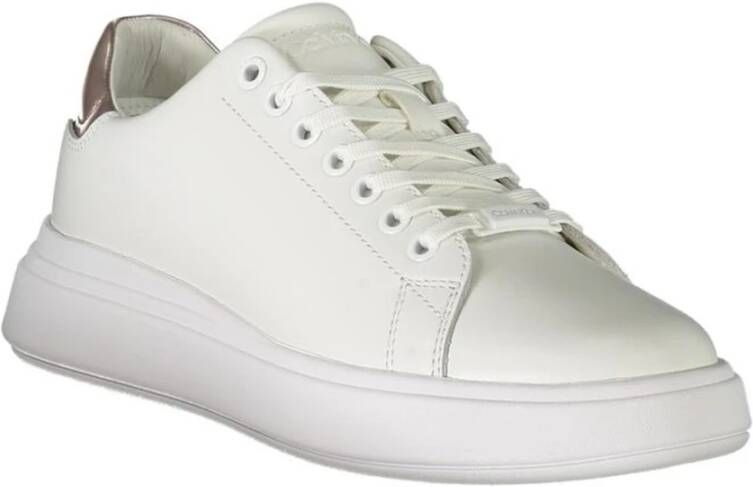 Calvin Klein Stijlvolle Polyester Sneaker White Dames