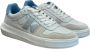 Calvin Klein Chunky Cupsole Mono Heren Schoenen Wit Maat: 40 Leer Foot Locker - Thumbnail 4
