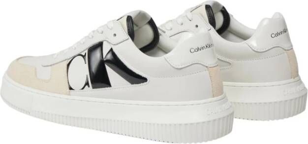 Calvin Klein Stijlvolle Sneakers voor Mannen en Vrouwen White Heren