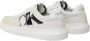 Calvin Klein Chunky Cupsole Mono Heren Schoenen Wit Maat: 41 Leer Foot Locker - Thumbnail 9
