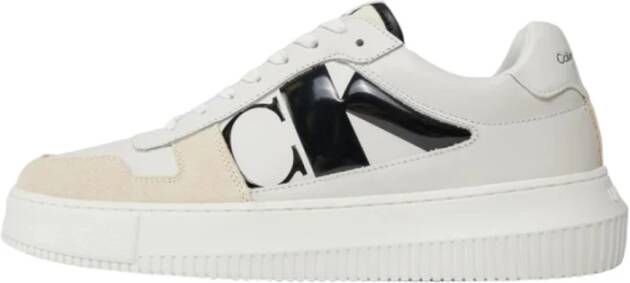 Calvin Klein Stijlvolle Sneakers voor Mannen en Vrouwen White Heren