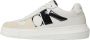 Calvin Klein Chunky Cupsole Mono Heren Schoenen Wit Maat: 41 Leer Foot Locker - Thumbnail 12