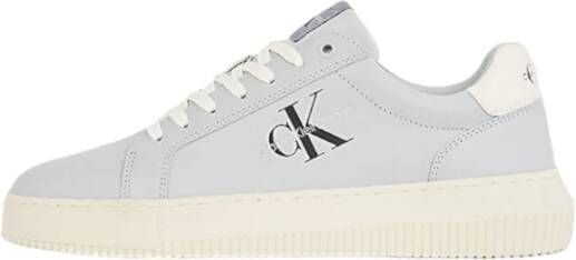 Calvin Klein Stijlvolle Sneakers voor Mannen en Vrouwen White Heren