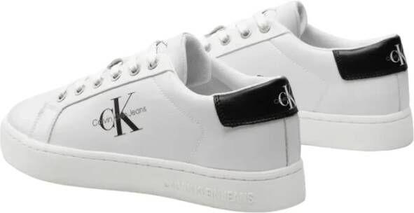 Calvin Klein Stijlvolle Sneakers voor Mannen en Vrouwen White Heren