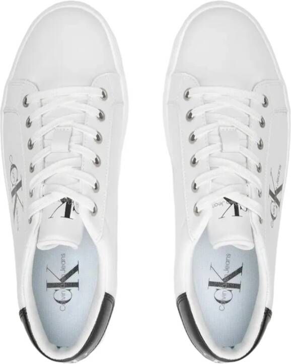 Calvin Klein Stijlvolle Sneakers voor Mannen en Vrouwen White Heren