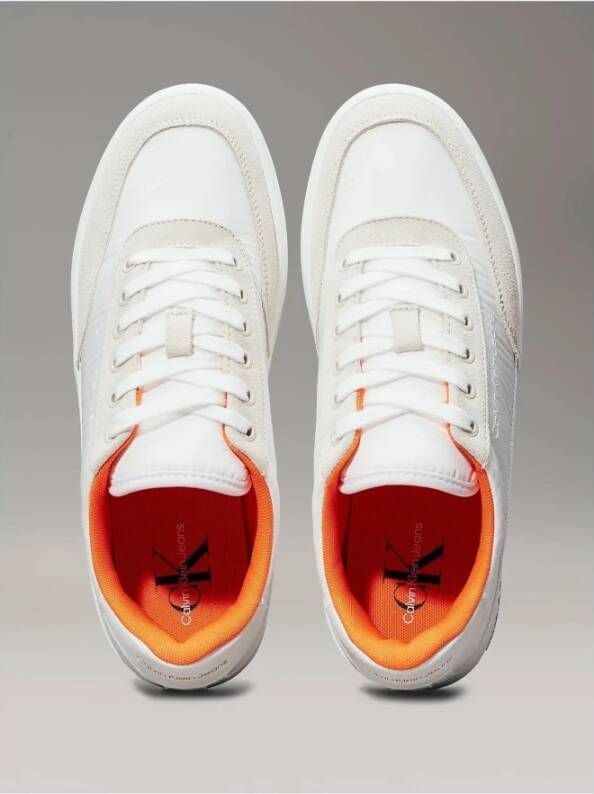 Calvin Klein Textiel Sneakers Blancs
