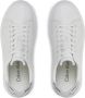 Calvin Klein Verhoogde Cupsole Veterschoenen van Leer White Dames - Thumbnail 6