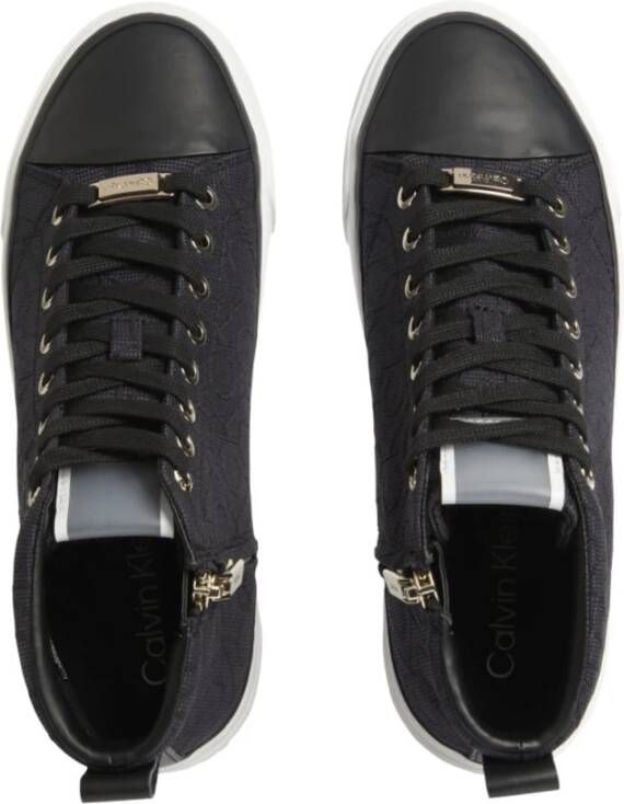 Calvin Klein vulc high top-mn jq Zwart Dames