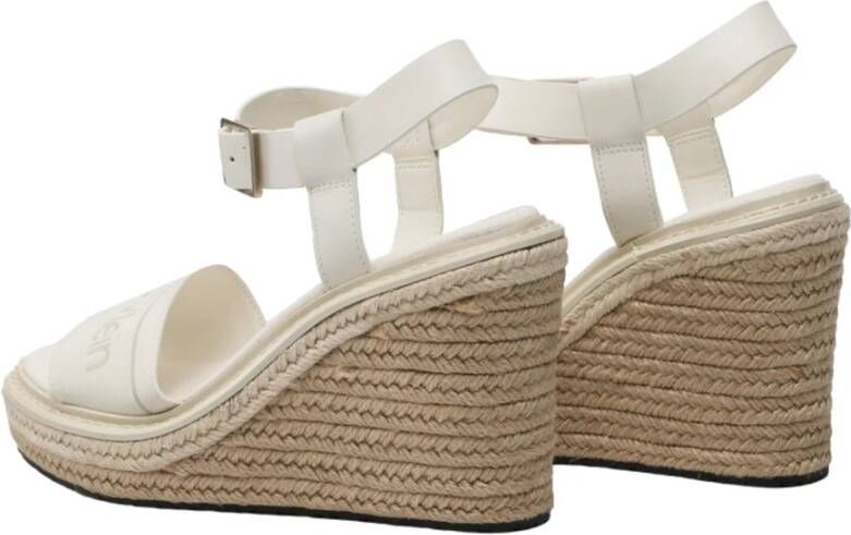 Calvin Klein Wig Sandalen White Dames