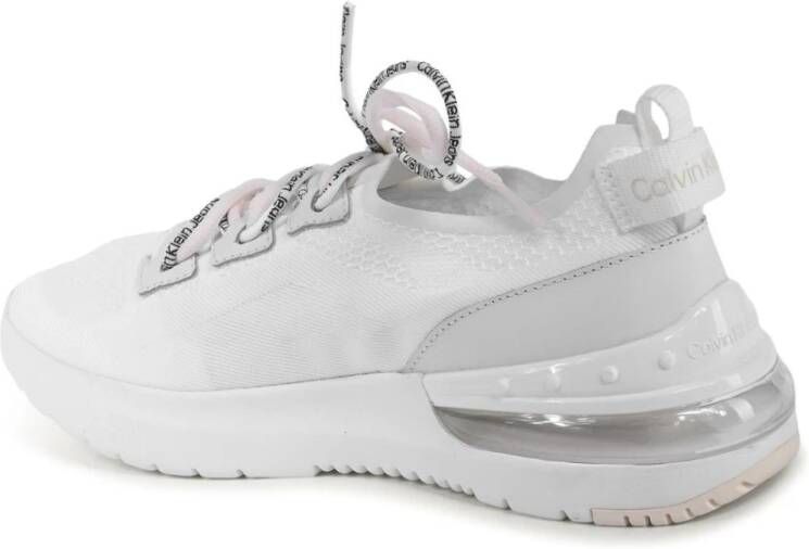 Calvin Klein Witte Eco-Vriendelijke Sneakers