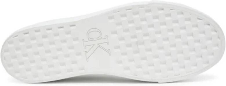 Calvin Klein Plateausneakers VULC FLATFORM LOW MG LTH veterschoenen lage schoen vrijetijdsschoen in klassieke look