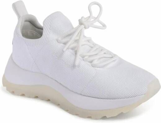 Calvin Klein Witte Gebreide Sneaker Casual Schoen