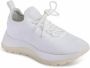 Calvin Klein Witte Gebreide Sneaker Casual Schoen - Thumbnail 3