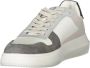 Calvin Klein Witte Heren Sneakers met Groen-Zwarte Details - Thumbnail 2