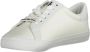 Calvin Klein Witte Katoenen Lage Sneaker - Thumbnail 2