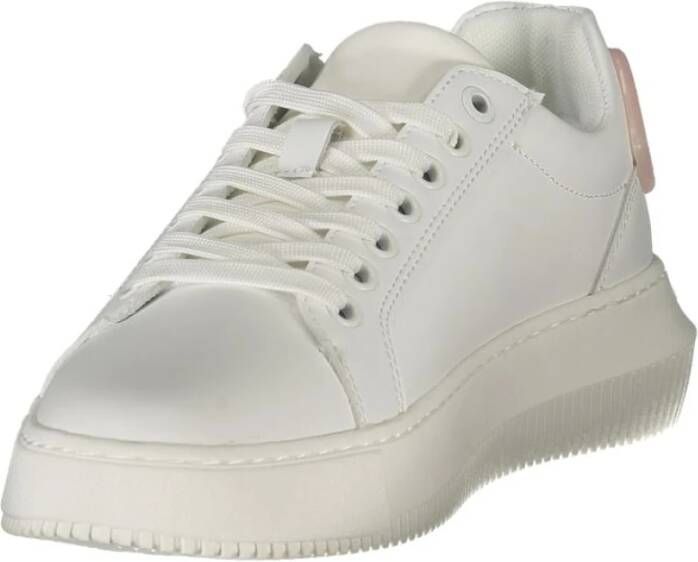 Calvin Klein Witte Leren Dames Sneaker