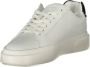 Calvin Klein Witte Leren Dames Sneaker - Thumbnail 2