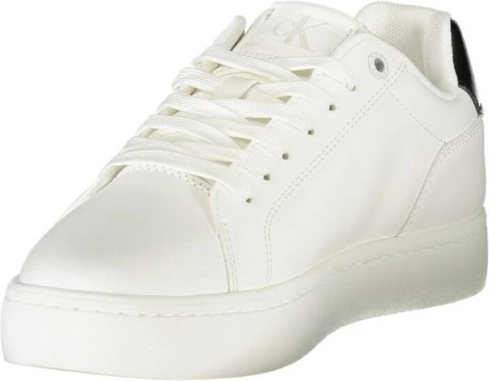 Calvin Klein Witte Leren Dames Sneaker