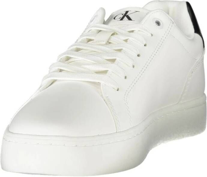 Calvin Klein Witte Leren Heren Sneaker