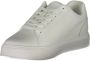 Calvin Klein Witte Leren Heren Sneaker Streetwear Stijl - Thumbnail 2