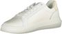 Calvin Klein Witte Leren Platform Sneakers - Thumbnail 2