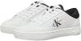 Calvin Klein Witte polyester sneakers met veters contrastdetails print logo White Dames - Thumbnail 25