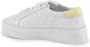 Calvin Klein Witte Monogram Platform Sneakers - Thumbnail 3