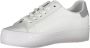 Calvin Klein Witte Platform Sneaker met Logo Print - Thumbnail 2