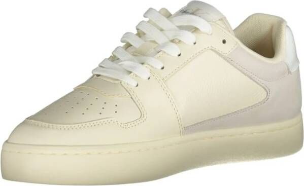 Calvin Klein Witte Polyester Sneaker