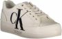 Calvin Klein Witte Polyester Sneaker met Contrasterende Details White Dames - Thumbnail 3