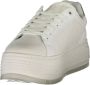 Calvin Klein Witte Polyester Sneaker met Gewatteerde Binnenzool - Thumbnail 3