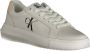 Calvin Klein Witte polyester sneakers met contrastdetails White Dames - Thumbnail 9