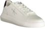Calvin Klein Witte polyester sneakers met veters print contrastdetails logo White Heren - Thumbnail 11