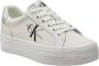 Calvin Klein Plateausneakers VULC FLATFORM LACEUP LTH vrijetijdsschoen halve schoen veterschoen met gepolsterde schacht - Thumbnail 29