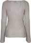 Calvin Klein Zilveren Trui Boot Neck Lange Mouwen - Thumbnail 2